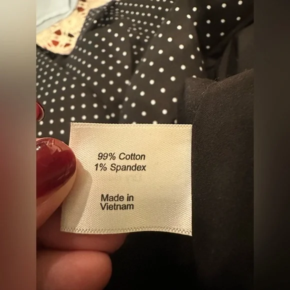 Lane Bryant Black and White Polka Dot Blazer EUC - Picture 7 of 7
